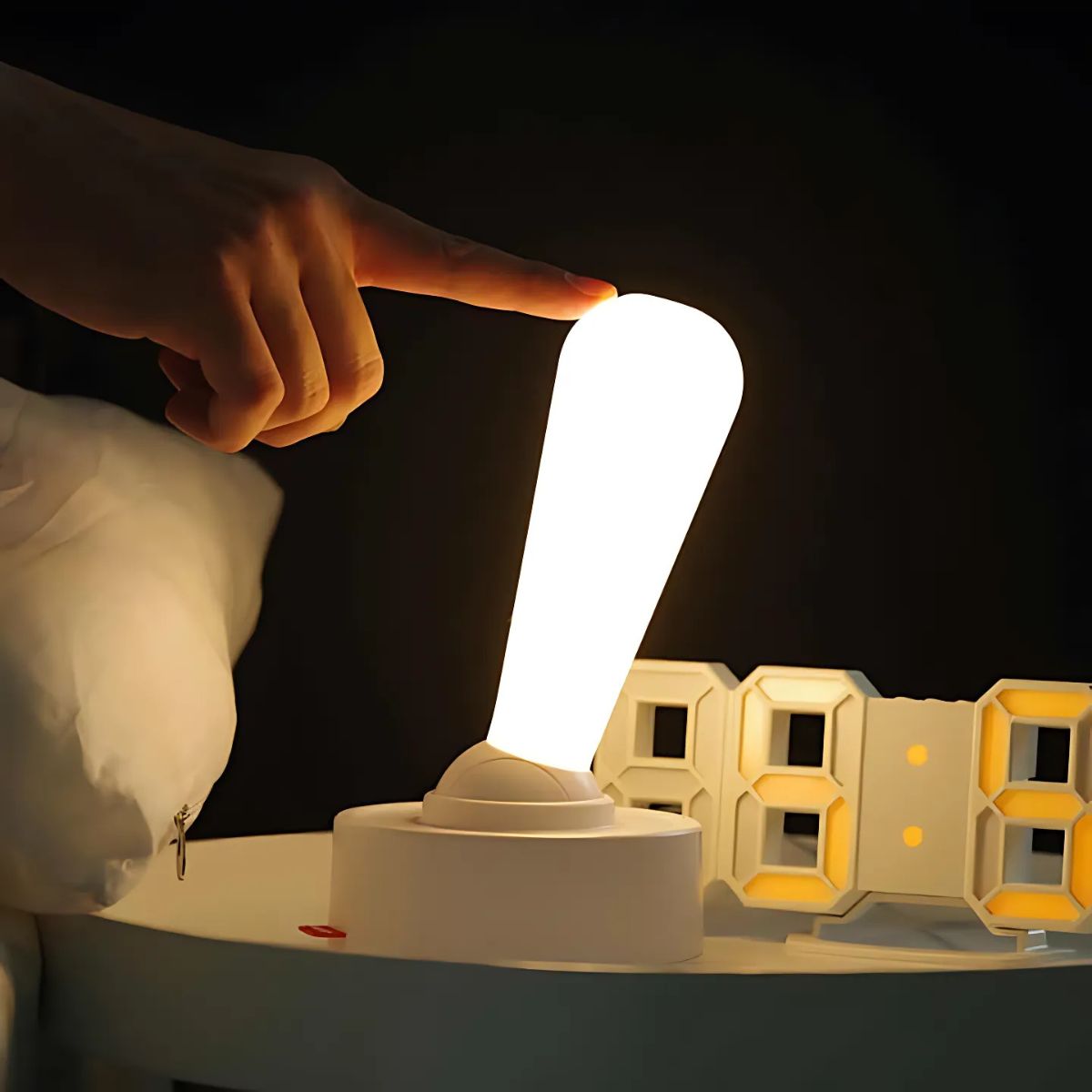 Hot Sale Modern Silicone USB Desk Lamp | Toggle Switch Rechargeable Ambient Night Light | Indoor USB Cordless Dimmable Table Lamp for Home Decor