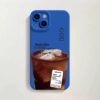 Iced Coffee Phone Case – Simple & Elegant – Pupil-antique white-3091 ice American