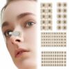 Intake Breathing Nasal Strip Starter Kit – Extra Strength Snoring Solution, Boosts Oxygen, Improves Sleep, Sweat-Resistant & Skin-Safe – New black set includes [4 dilators + 1 applicator + 30 arc patches]