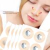 Intake Breathing Nasal Strip Starter Kit – Extra Strength Snoring Solution, Boosts Oxygen, Improves Sleep, Sweat-Resistant & Skin-Safe – New black set includes [4 dilators + 1 applicator + 30 arc patches]