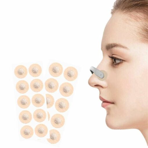 Intake Breathing Nasal Strip Starter Kit – Extra Strength Snoring Solution, Boosts Oxygen, Improves Sleep, Sweat-Resistant & Skin-Safe – New black set includes [4 dilators + 1 applicator + 30 arc patches]