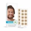 Intake Breathing Nasal Strip Starter Kit – Extra Strength Snoring Solution, Boosts Oxygen, Improves Sleep, Sweat-Resistant & Skin-Safe – New black set includes [4 dilators + 1 applicator + 30 arc patches]
