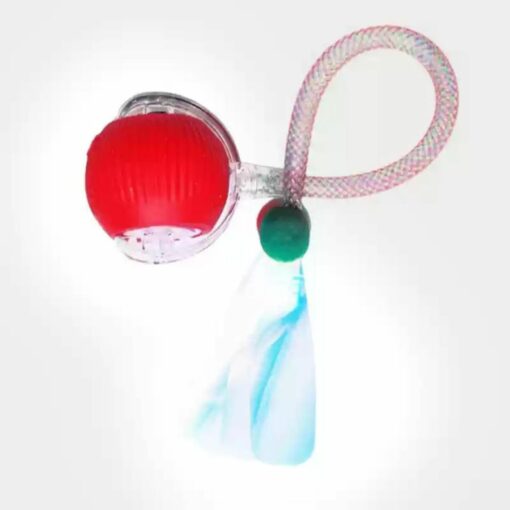 Interactive Cat Toys – 3rd Gen Motion-Activated Moving Cat Ball with Elastic Tail for Indoor Cats & Kittens