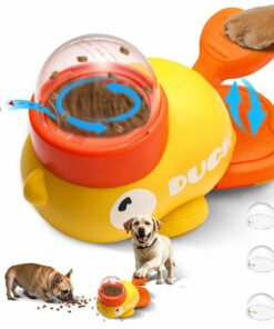 Interactive Duck-Shaped Dog Puzzle Feeder – Slow Eating, IQ Training & Treat Dispenser for Smart Dogs & Puppies