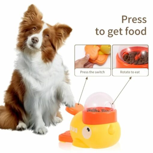 Interactive Duck-Shaped Dog Puzzle Feeder – Slow Eating, IQ Training & Treat Dispenser for Smart Dogs & Puppies