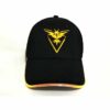 LED Light Up Baseball Cap – Fashionable, Rechargeable, Programmable, Embroidered Cotton Hat with Adjustable Fit for Men for Parties, and Night Safety – Black Hat – Articuno