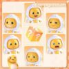 Little Milk Dragon Face-Changing Toy – Funny & Unique Decompression Doll, Press to Change Face, Cute Keychain Stress Relief Gift
