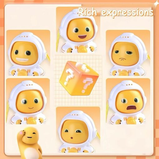 Little Milk Dragon Face-Changing Toy – Funny & Unique Decompression Doll, Press to Change Face, Cute Keychain Stress Relief Gift