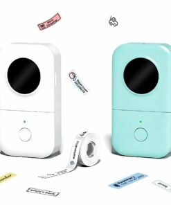 Mini Bluetooth Label Printer – Portable Thermal Label Maker for Home & Office Organization
