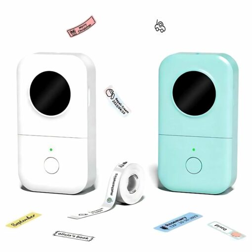 Mini Bluetooth Label Printer – Portable Thermal Label Maker for Home & Office Organization