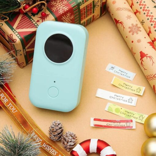 Mini Bluetooth Label Printer – Portable Thermal Label Maker for Home & Office Organization