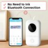 Mini Bluetooth Label Printer – Portable Thermal Label Maker for Home & Office Organization