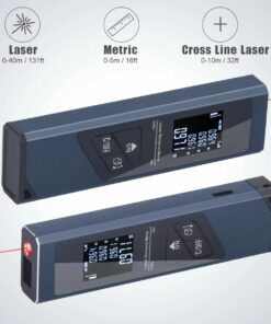 Mini Laser Tape Measure – USB Rechargeable Digital Ruler for Home Projects
