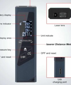 Mini Laser Tape Measure – USB Rechargeable Digital Ruler for Home Projects