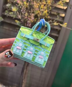 Mini Platinum Bag – Small House & Car Key Decoration | Cute AirPods Bag & Key Storage