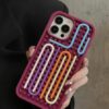 Personalized DIY Puzzle Phone Case – Creative Stress Relief & Decompression Cover for iPhone 12, 13, 14, 15, 16 Pro Max – Teal Green curved twist version shell, iPhone 16