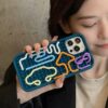 Personalized DIY Puzzle Phone Case – Creative Stress Relief & Decompression Cover for iPhone 12, 13, 14, 15, 16 Pro Max – Teal Green curved twist version shell, iPhone 16