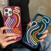 Personalized DIY Puzzle Phone Case – Creative Stress Relief & Decompression Cover for iPhone 12, 13, 14, 15, 16 Pro Max – Teal Green curved twist version shell, iPhone 16
