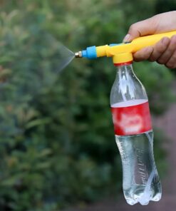 Portable High-Pressure Air Pump with Adjustable Nozzle – Universal Bottle Attachment Garden Sprayer