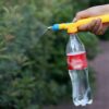 Portable High-Pressure Air Pump with Adjustable Nozzle – Universal Bottle Attachment Garden Sprayer
