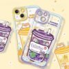 Puppy & Cat Sweet Summer Bubble Drink Phone Case