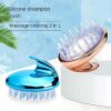 Scalp Shampooing Brush – Silicone Massage Brush for Hair Washing, Scalp & Body Exfoliation, Shower & Spa Care