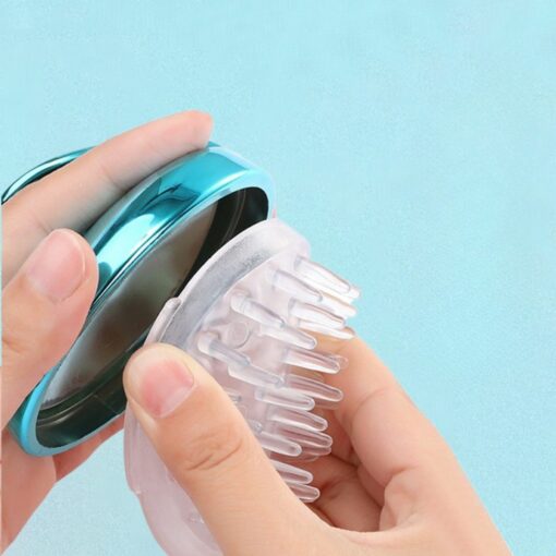 Scalp Shampooing Brush – Silicone Massage Brush for Hair Washing, Scalp & Body Exfoliation, Shower & Spa Care