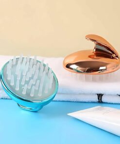 Scalp Shampooing Brush – Silicone Massage Brush for Hair Washing, Scalp & Body Exfoliation, Shower & Spa Care