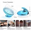 Scalp Shampooing Brush – Silicone Massage Brush for Hair Washing, Scalp & Body Exfoliation, Shower & Spa Care