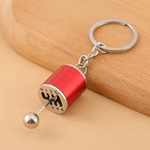 Shifter Model Keychain – Six-Speed Manual Gearbox Fidget Toy for Car Enthusiasts