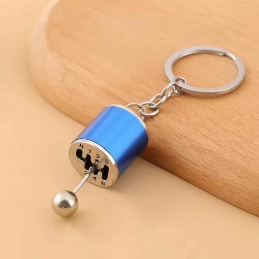 Shifter Model Keychain – Six-Speed Manual Gearbox Fidget Toy for Car Enthusiasts