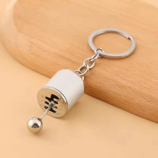 Shifter Model Keychain – Six-Speed Manual Gearbox Fidget Toy for Car Enthusiasts