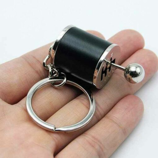 Shifter Model Keychain – Six-Speed Manual Gearbox Fidget Toy for Car Enthusiasts