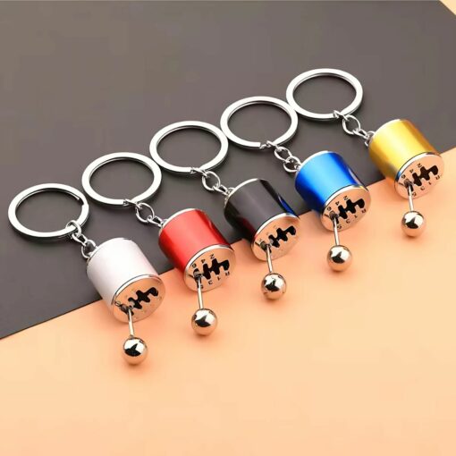 Shifter Model Keychain – Six-Speed Manual Gearbox Fidget Toy for Car Enthusiasts