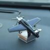 Solar Spinning Airplane Model Car Diffuser – Retro Dashboard Air Freshener