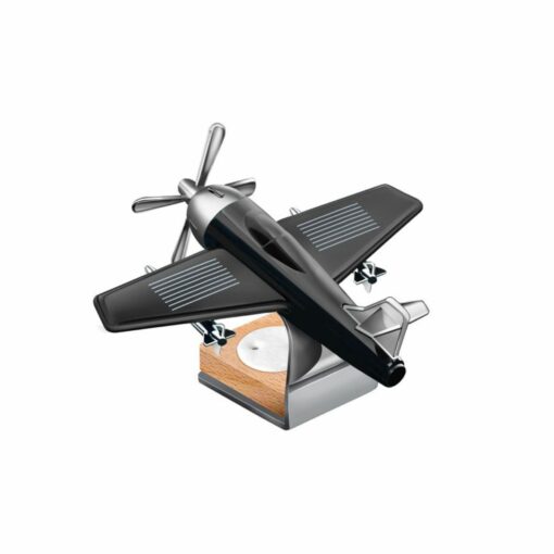 Solar Spinning Airplane Model Car Diffuser – Retro Dashboard Air Freshener