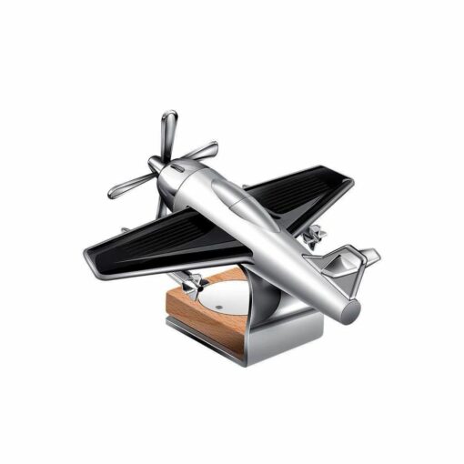 Solar Spinning Airplane Model Car Diffuser – Retro Dashboard Air Freshener