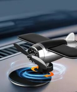 Solar Spinning Airplane Model Car Diffuser – Retro Dashboard Air Freshener
