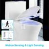Toilet Rim LED Light – Motion Sensor 8-Color Night Light for Bathroom