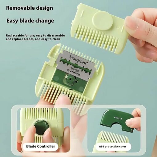 2-in-1 Hair Cutting Comb – Handy & Safe for Kids & Adults