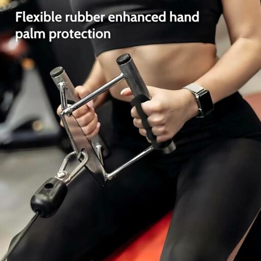 Weight Lifting Grips for Men & Women – Anti-Slip Rubber Gym Pads for Deadlifts, Dumbbells, Pull-Ups & Workout Training – Black