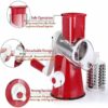 3 Blade Rotary Vegetable Slicer – Multifunction Manual Grater