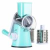 3 Blade Rotary Vegetable Slicer – Multifunction Manual Grater