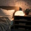 3D Folding LED Book Light – USB Rechargeable Wooden Table Lamp