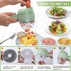 4-in-1 Electric Wireless Chopper – For Fruit, Veggies, Meat & Kitchen Use