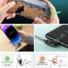 60W Magnetic 4-in-1 Cable – 180° Fast PD for USB-C/iPhone/MacBook/S23 – USB+typec rotating fast charging cable + [Apple magnetic head] – PD60W fast charging / support data transmission]