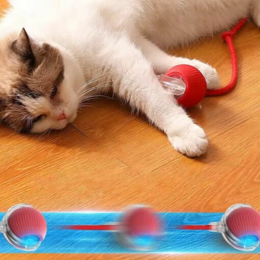 Interactive LED Cat Toy Ball – Moving Smart Ball for Kittens & Cats