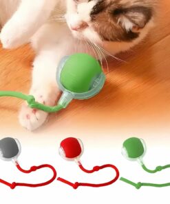 Interactive LED Cat Toy Ball – Moving Smart Ball for Kittens & Cats