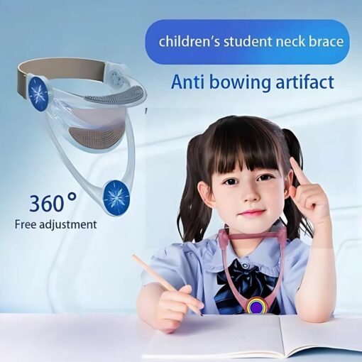Adjustable Cervical Traction Brace – Posture Corrector Neck Collar Support Spine Stretcher Device for Pain Relief