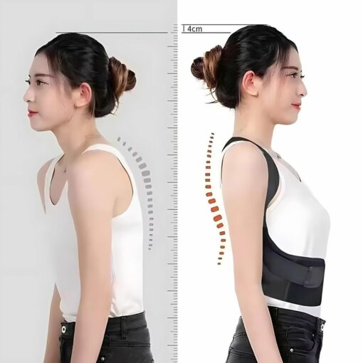 Adjustable Posture Corrector Back Brace for Men and Women – Shoulder Support, Full Back Alignment, and Pain Relief